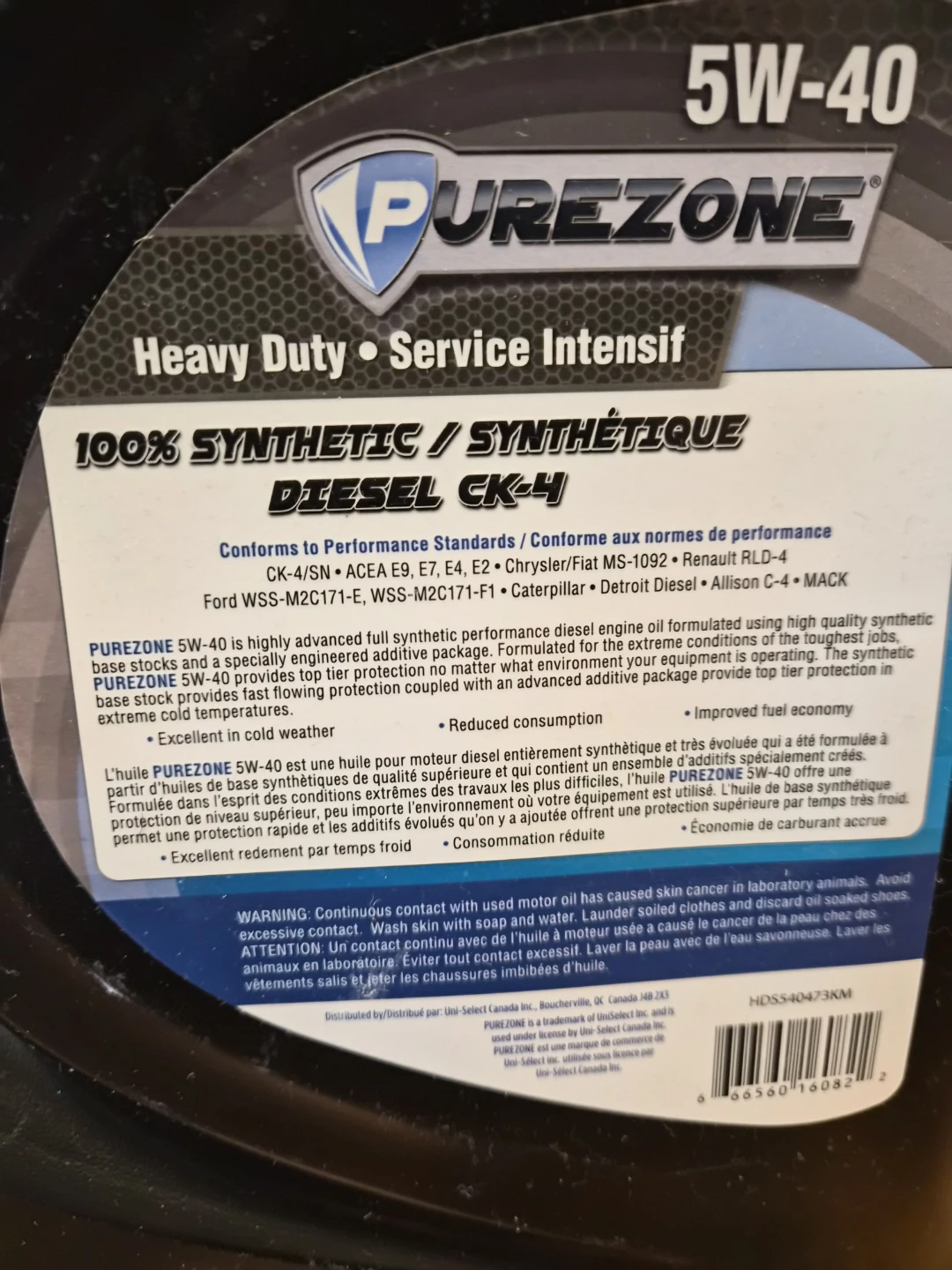 5W-40 Full Synthetic Heavy Duty Diesel Oil - photo 3