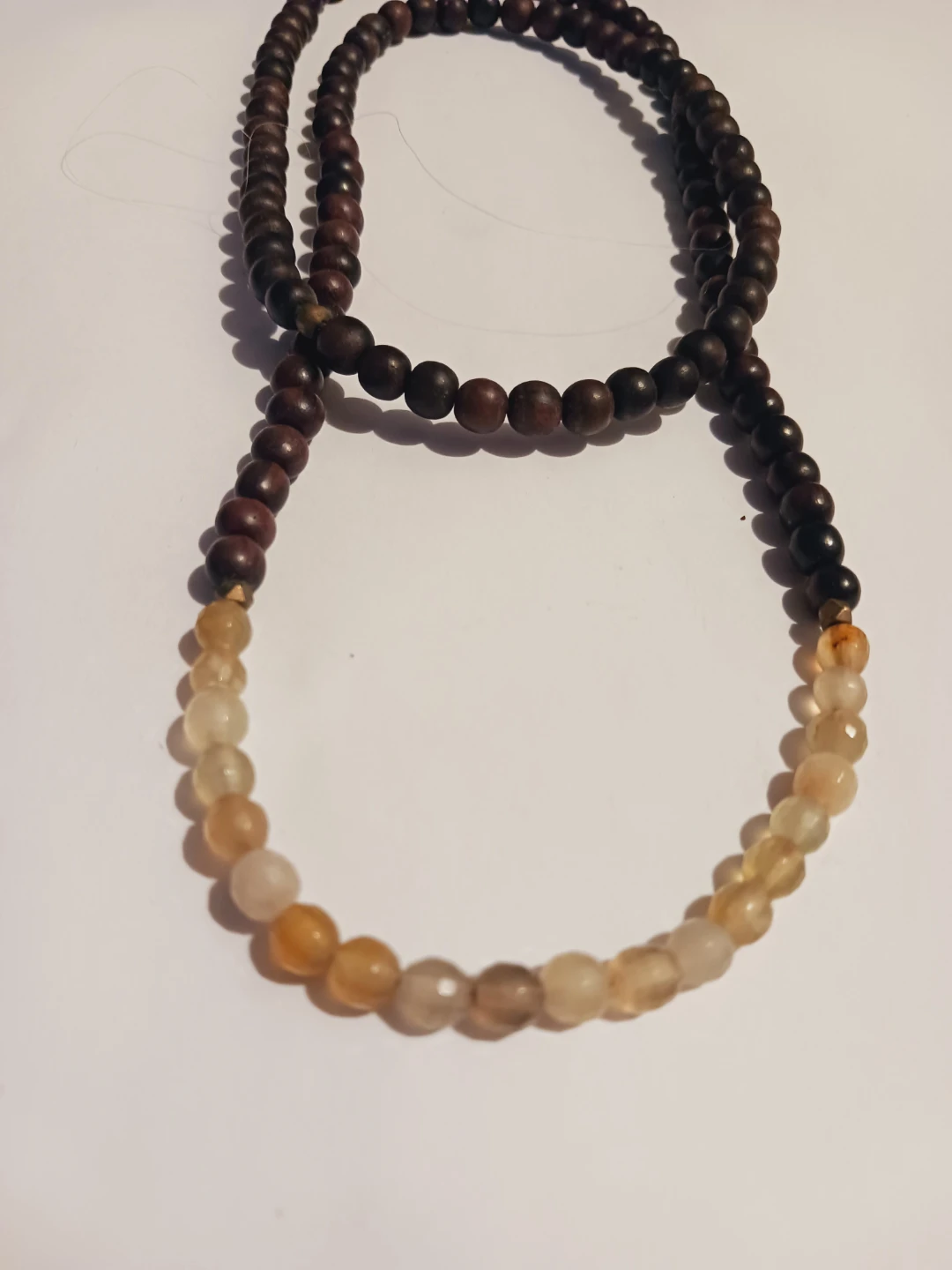 African unique beaded necklace - photo 3