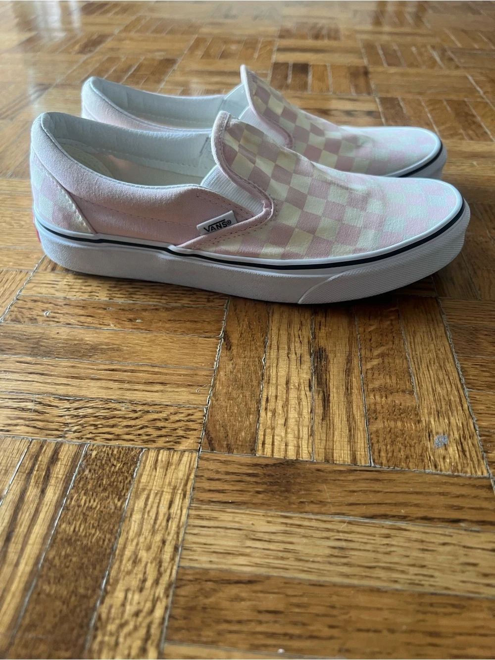 Vans Classic Slip-On Pink Checkerboard Sneakers - photo 3