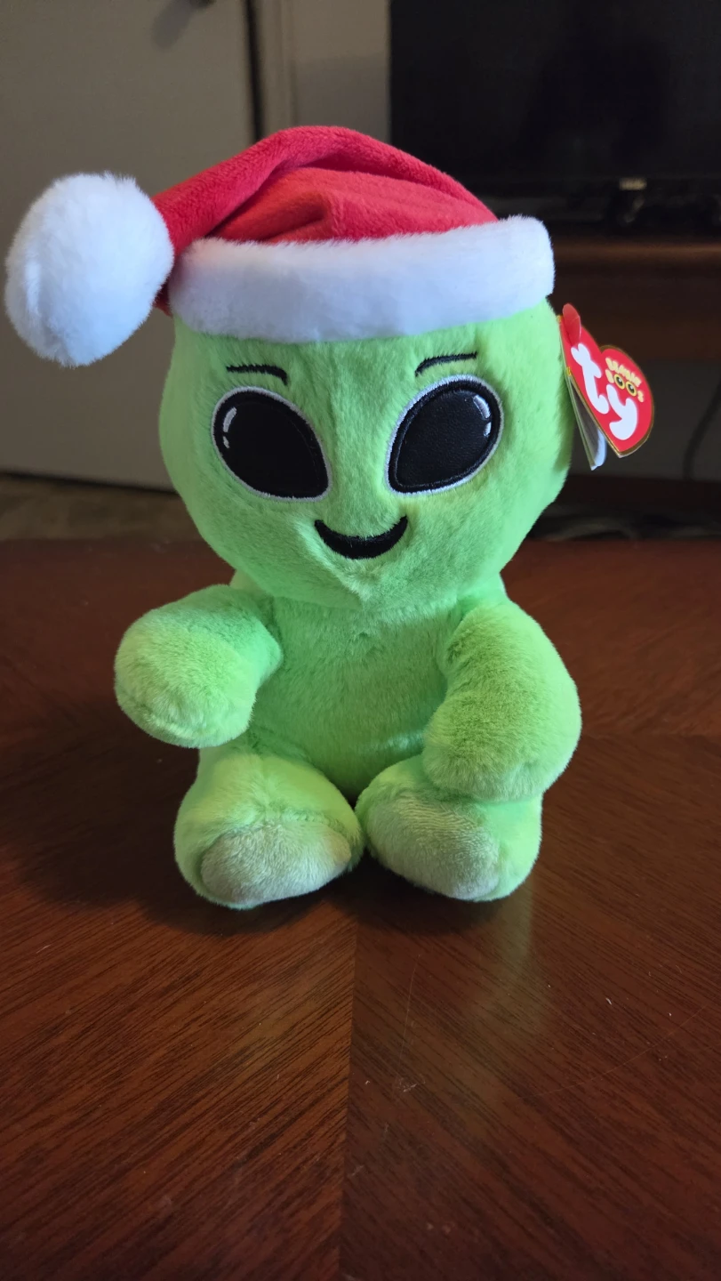 Ty Beanie Baby Christmas Alien