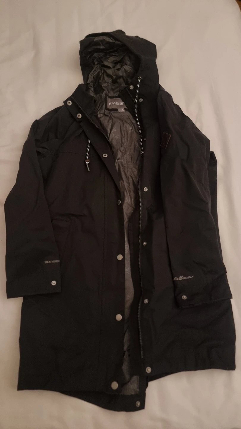 Eddie Bauer Black Weathered Jacket