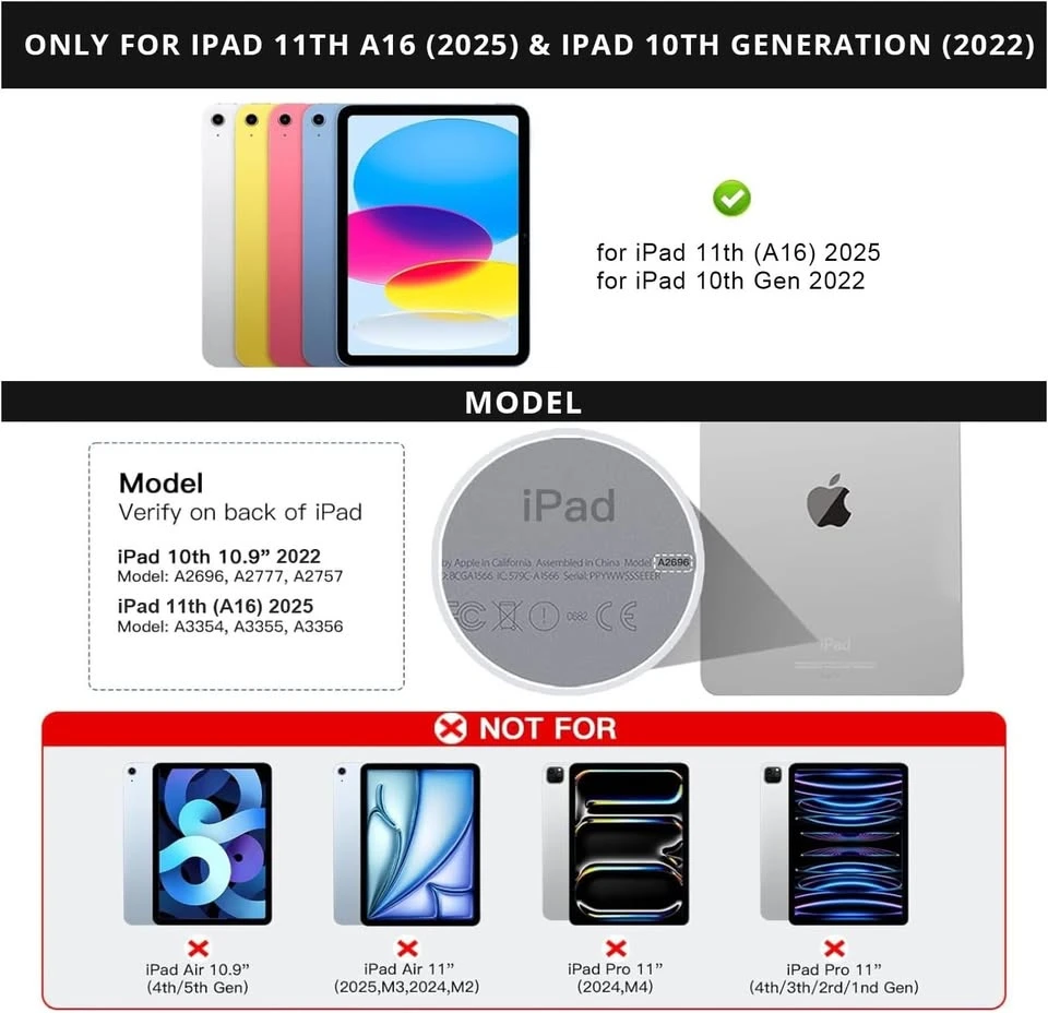 Wireless Keyboard and Mouse Combo for iPad 11th Gen (2022) - photo 3
