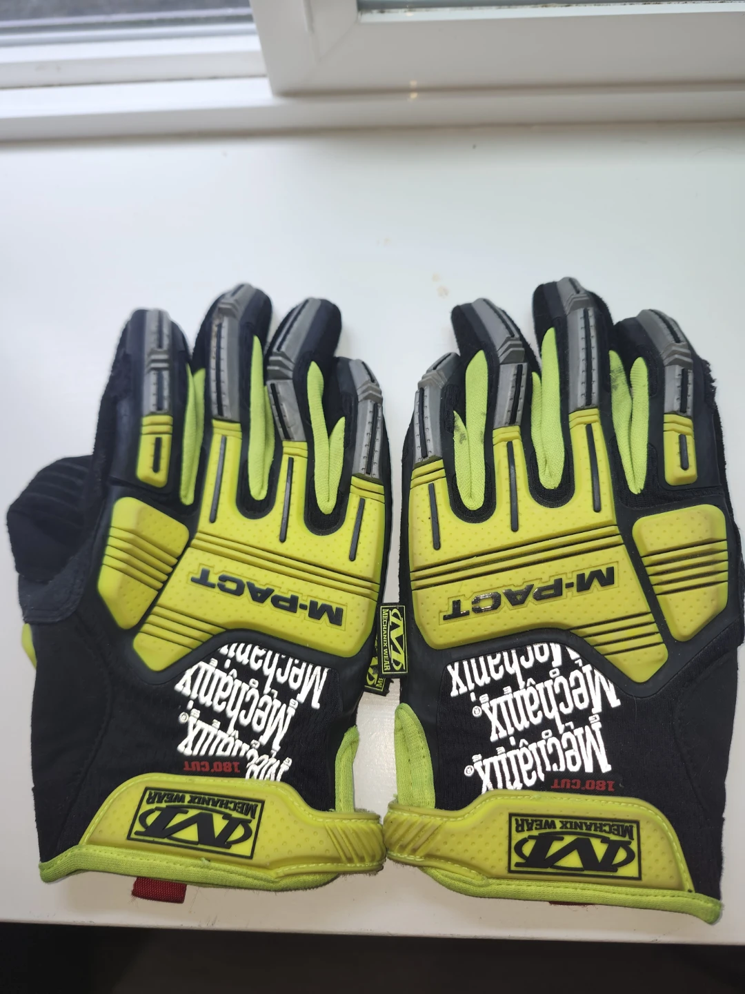 Mechanix Wear M-Pact Gloves - Large (10) - Hi-Vis Yellow