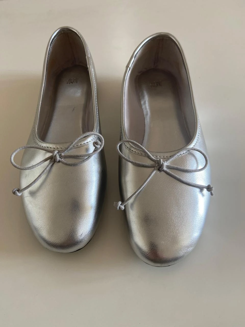 H&M Silver Ballet Flats