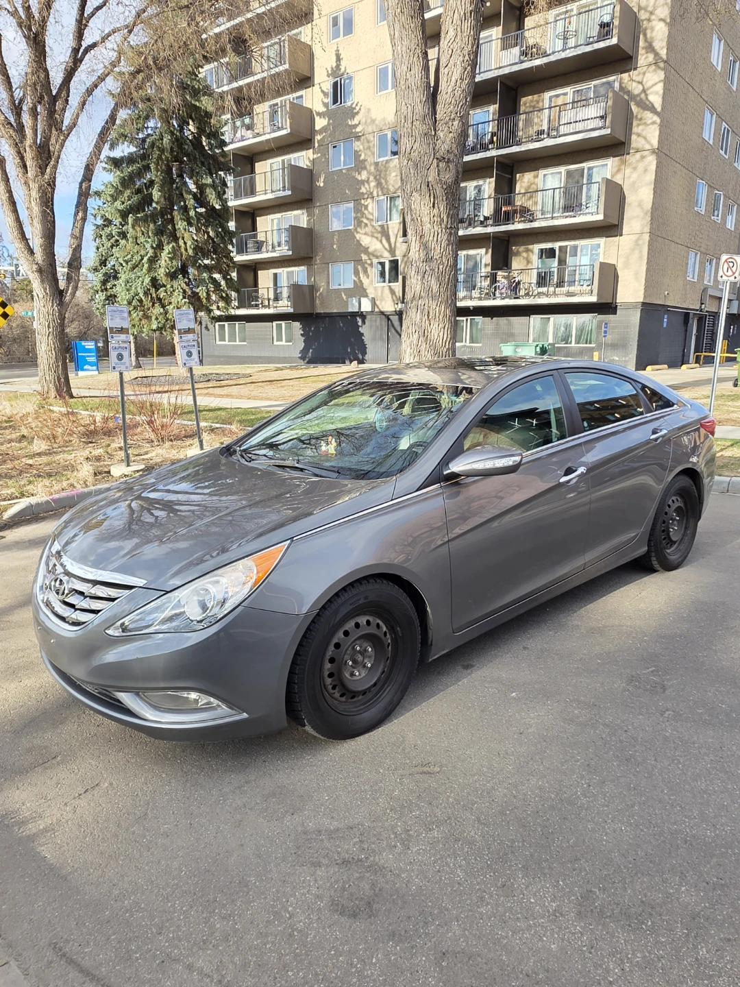 Grey Hyundai Sonata Sedan