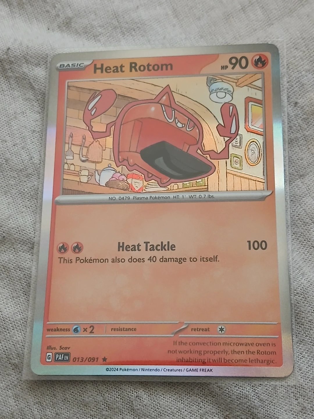 2024 Heat Rotom Pokémon Card