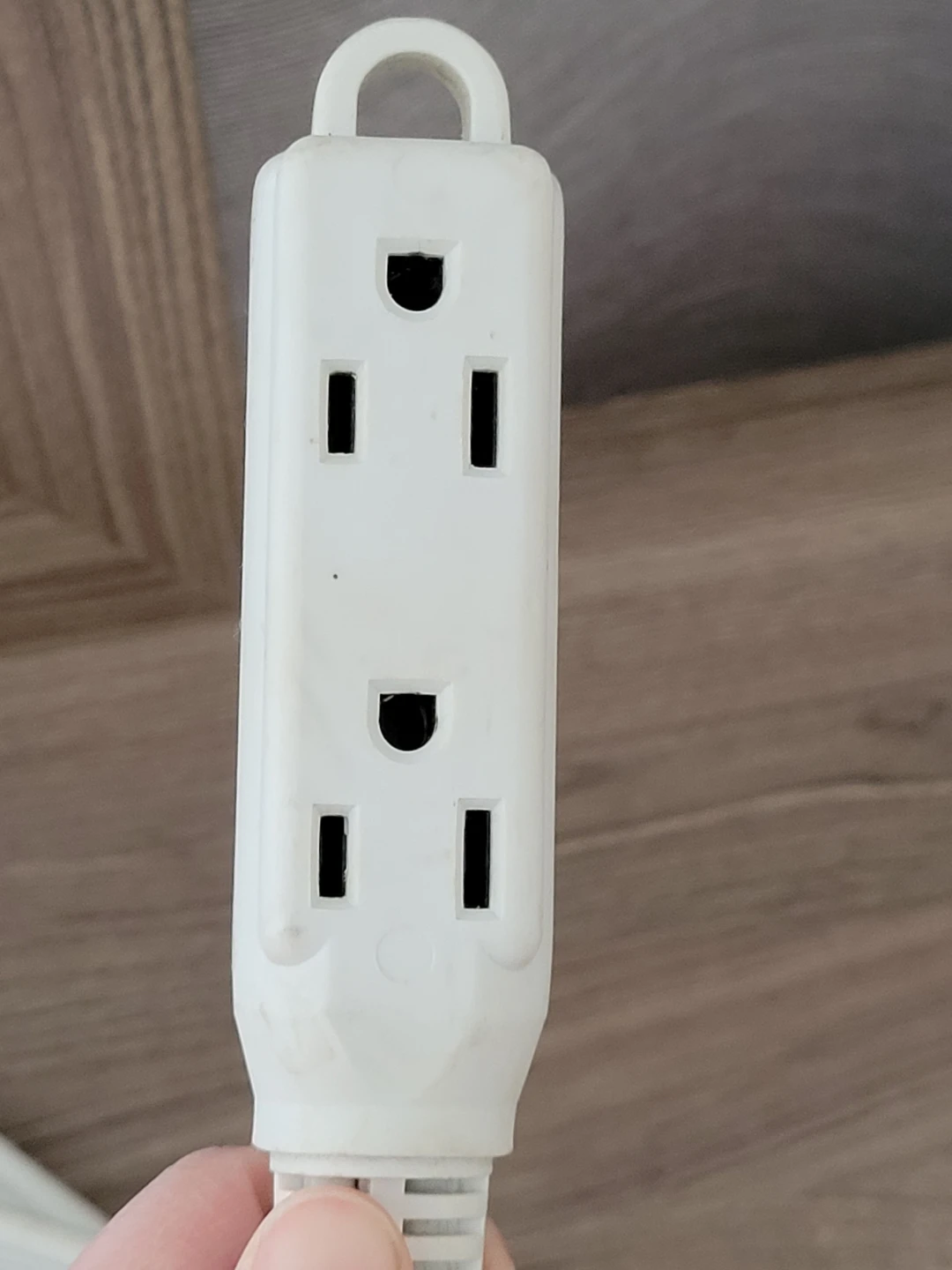 White 3-Outlet Extension Cord - photo 3