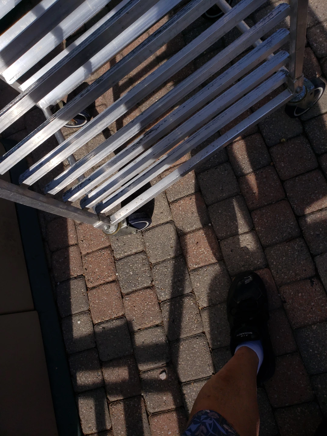 Aluminum Baking Sheet Rack with Wheels - photo 4