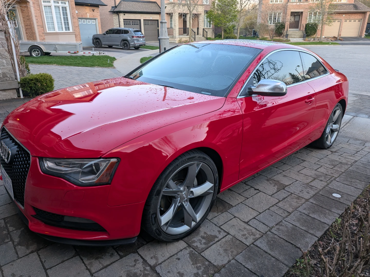 Red Audi Coupe
