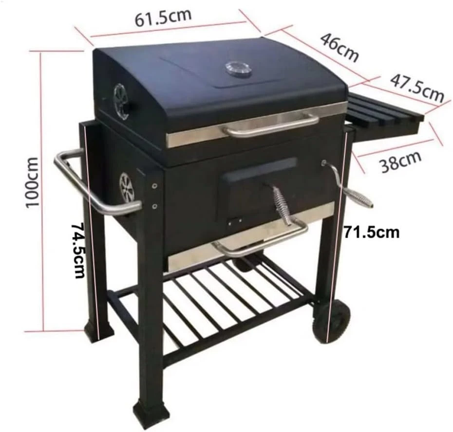 BBQ Charcoal Barbecue BBQ Grill,Portable Charcoal Grill - photo 5