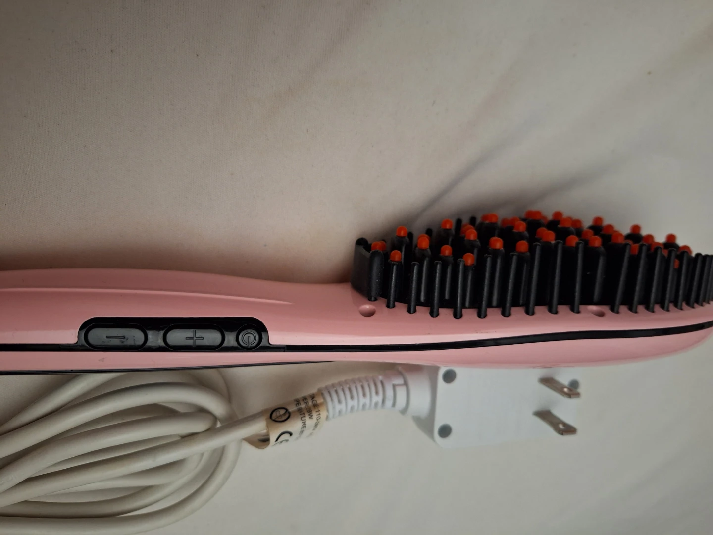 APALUS Pink Ceramic Heated Hair Straightening Brush - photo 3