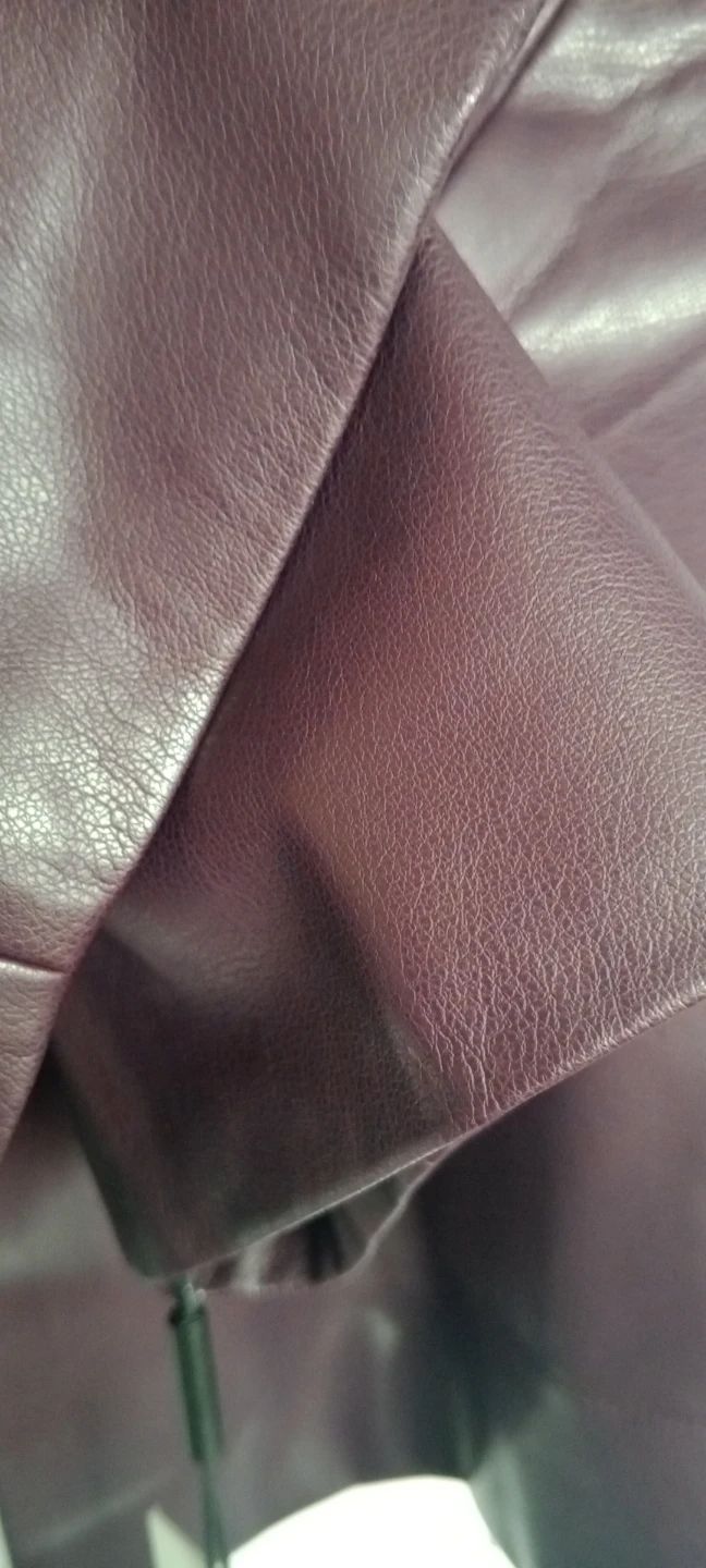 Calvin Klein Faux Leather Blazer Jacket - photo 4