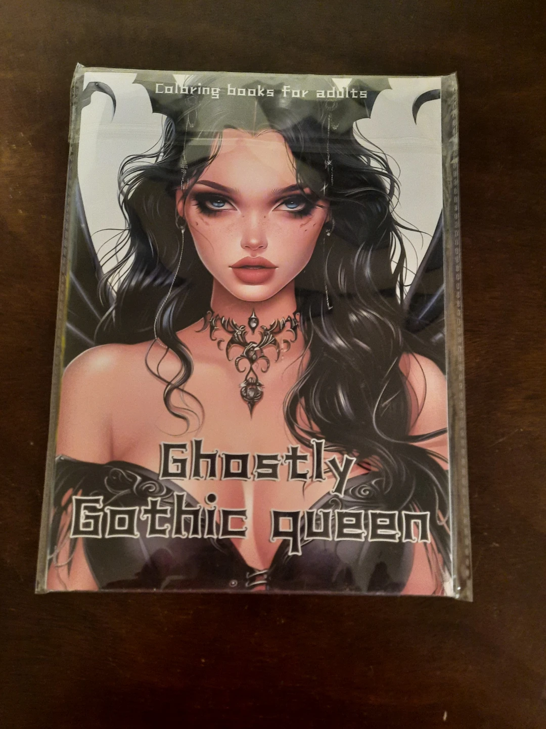 Ghostly Gothic Queen Adult Coloring Book