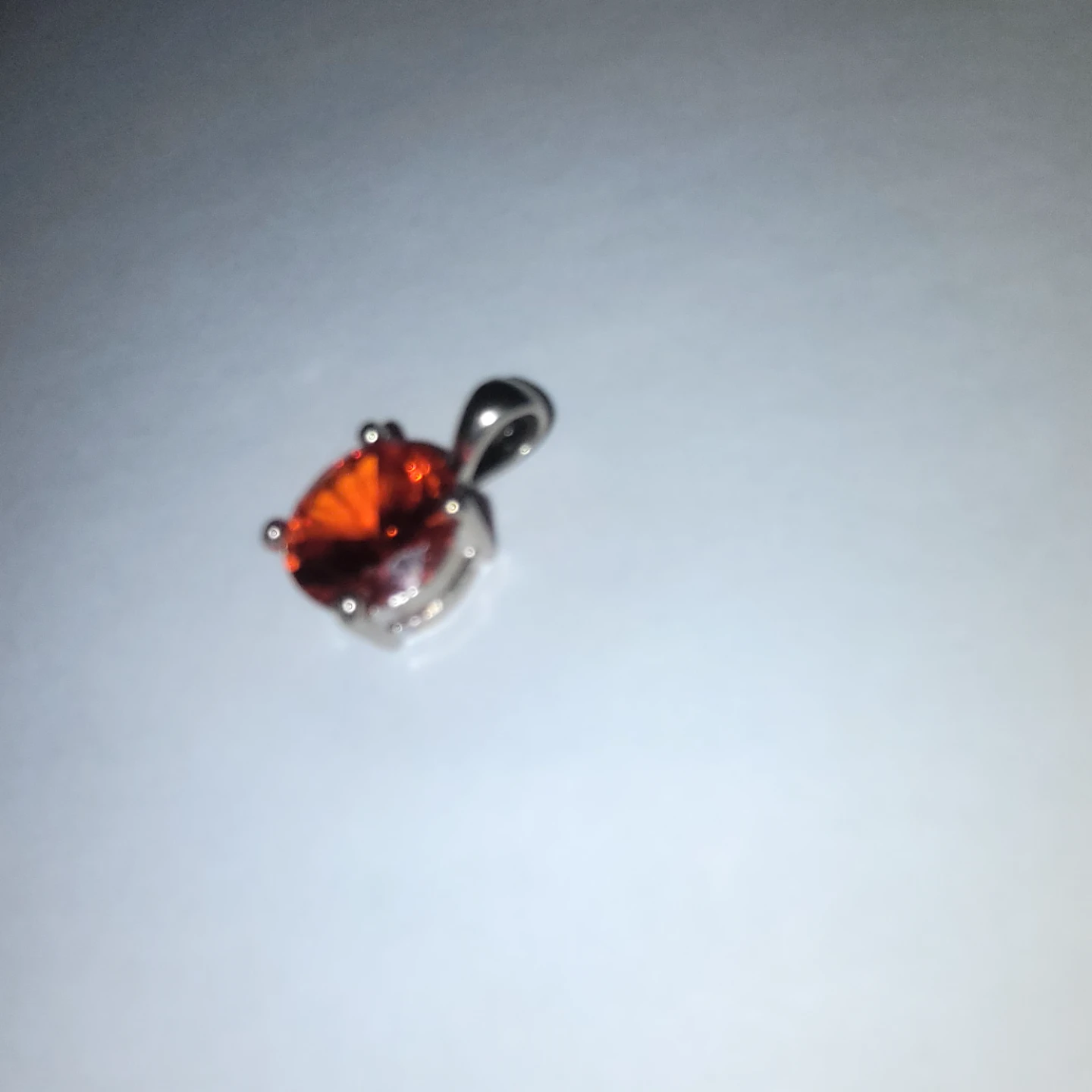 Orange Gemstone Pendant - photo 3