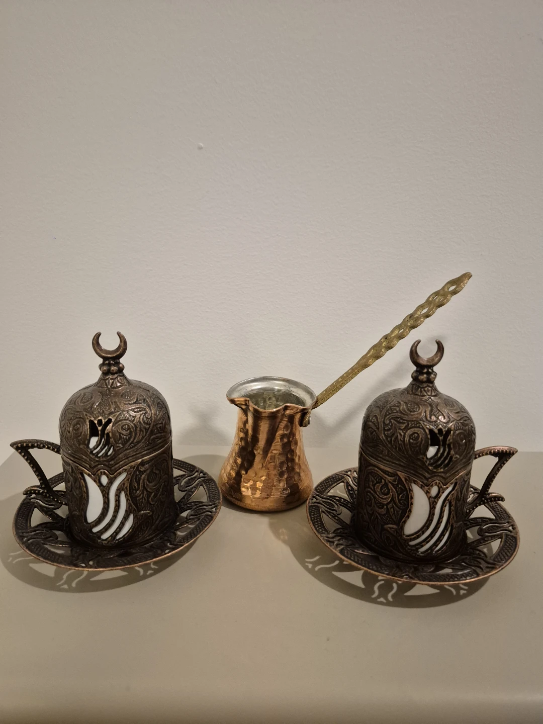 Turkish Coffee Cup Set with Cezve - photo 2