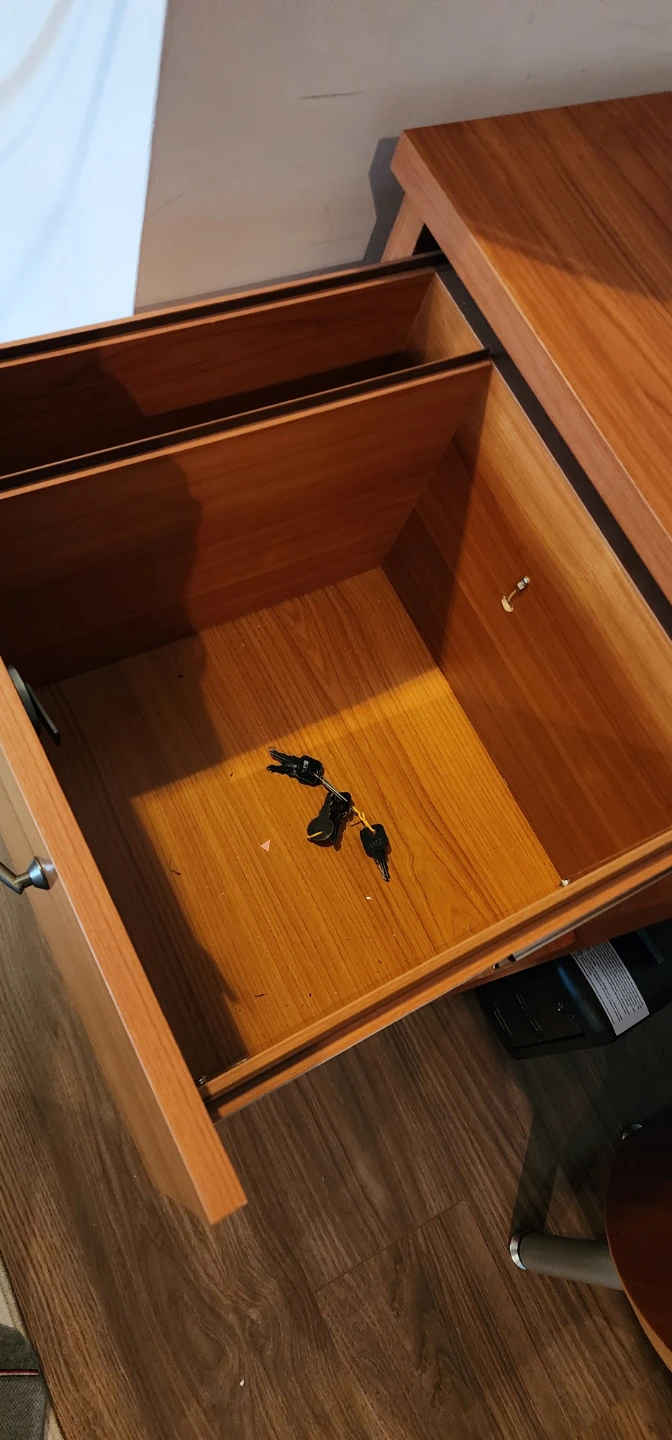 2-Drawer Wooden File Cabinet - photo 4