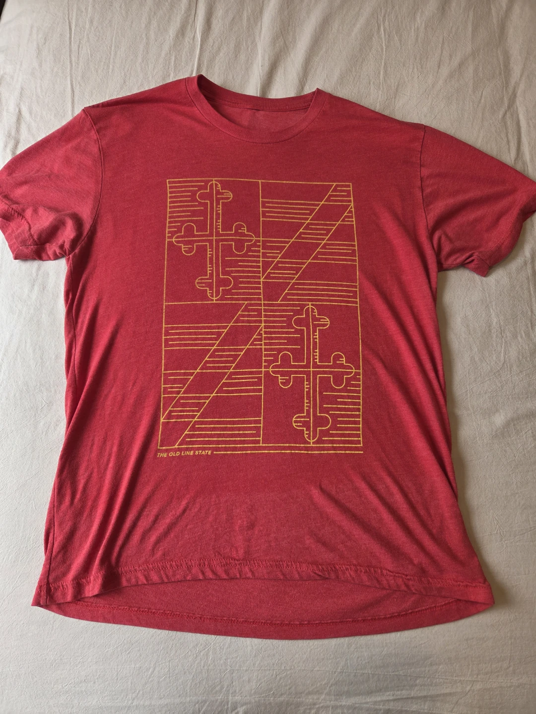 Men's Red Maryland T-Shirt