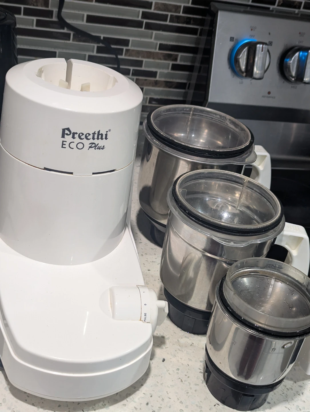 Preethi Eco Plus Wet Grinder with 3 Jars