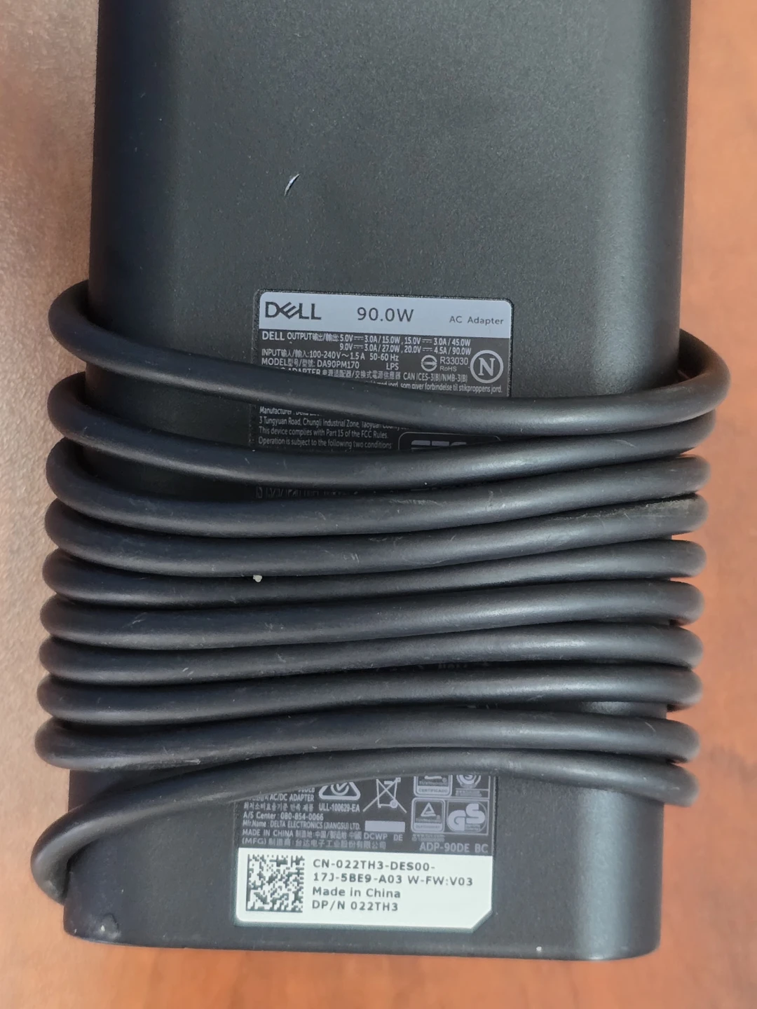 Dell 90W AC Adapter USB-C Laptop Charger - photo 2