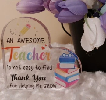 Acrylic Keepsakes (mother's,  teachers, etc)