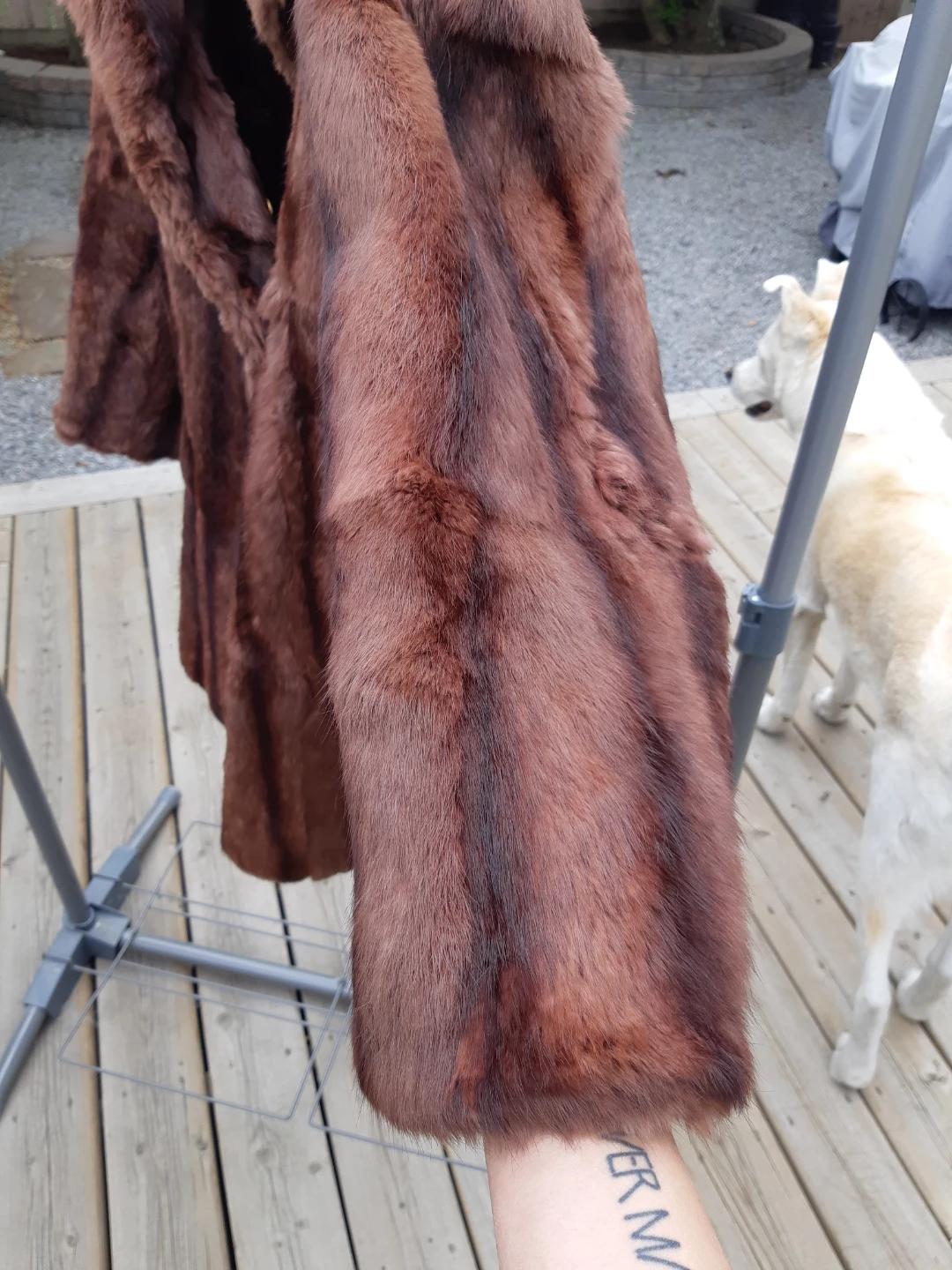 Lengthy Authentic Vintage Fur Coat - photo 2