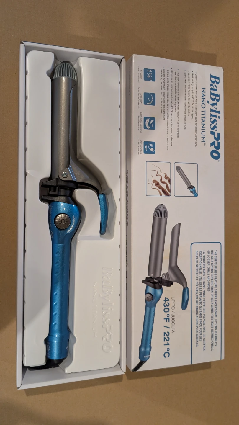 BaBylissPRO Nano Titanium Curling Iron 1 1/4 inch - photo 2