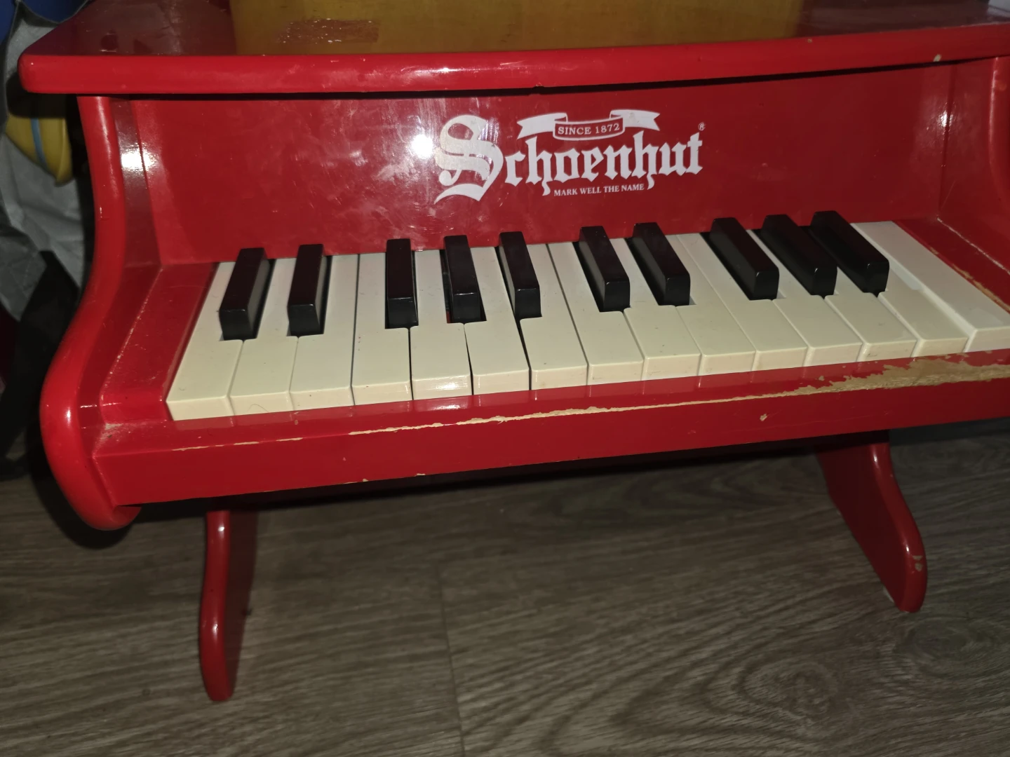 Schoenhut Red Toy Piano