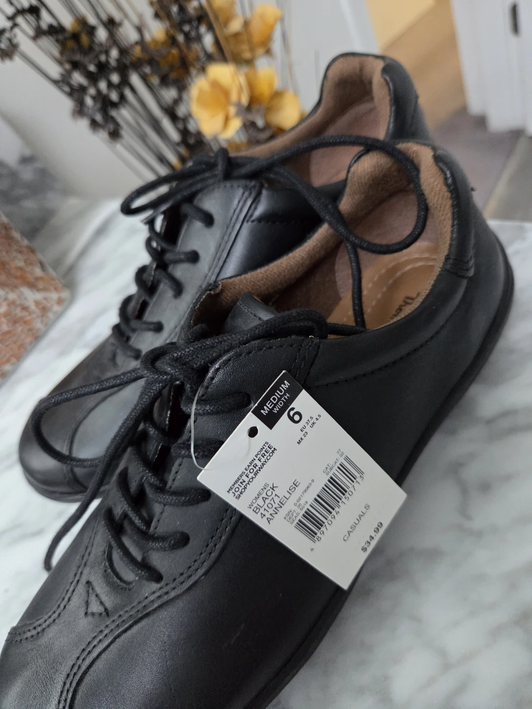 Black Annelise Casual Shoes Size 6 Medium Width - photo 2