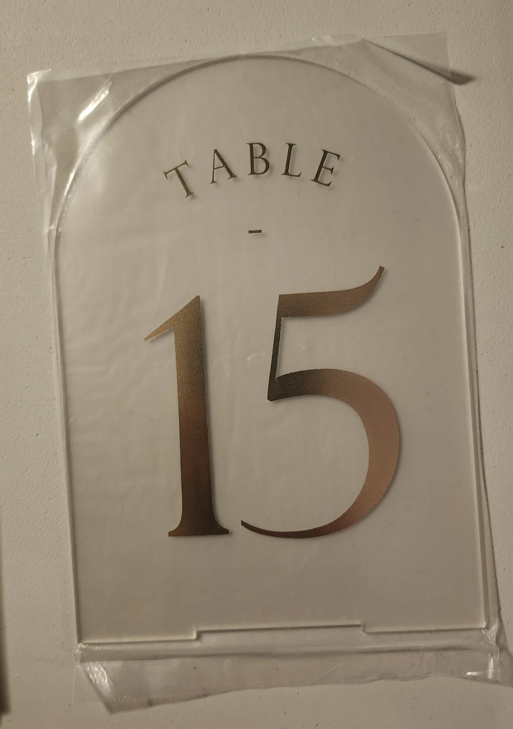 Arch Table Numbers 1-15 Set - photo 4