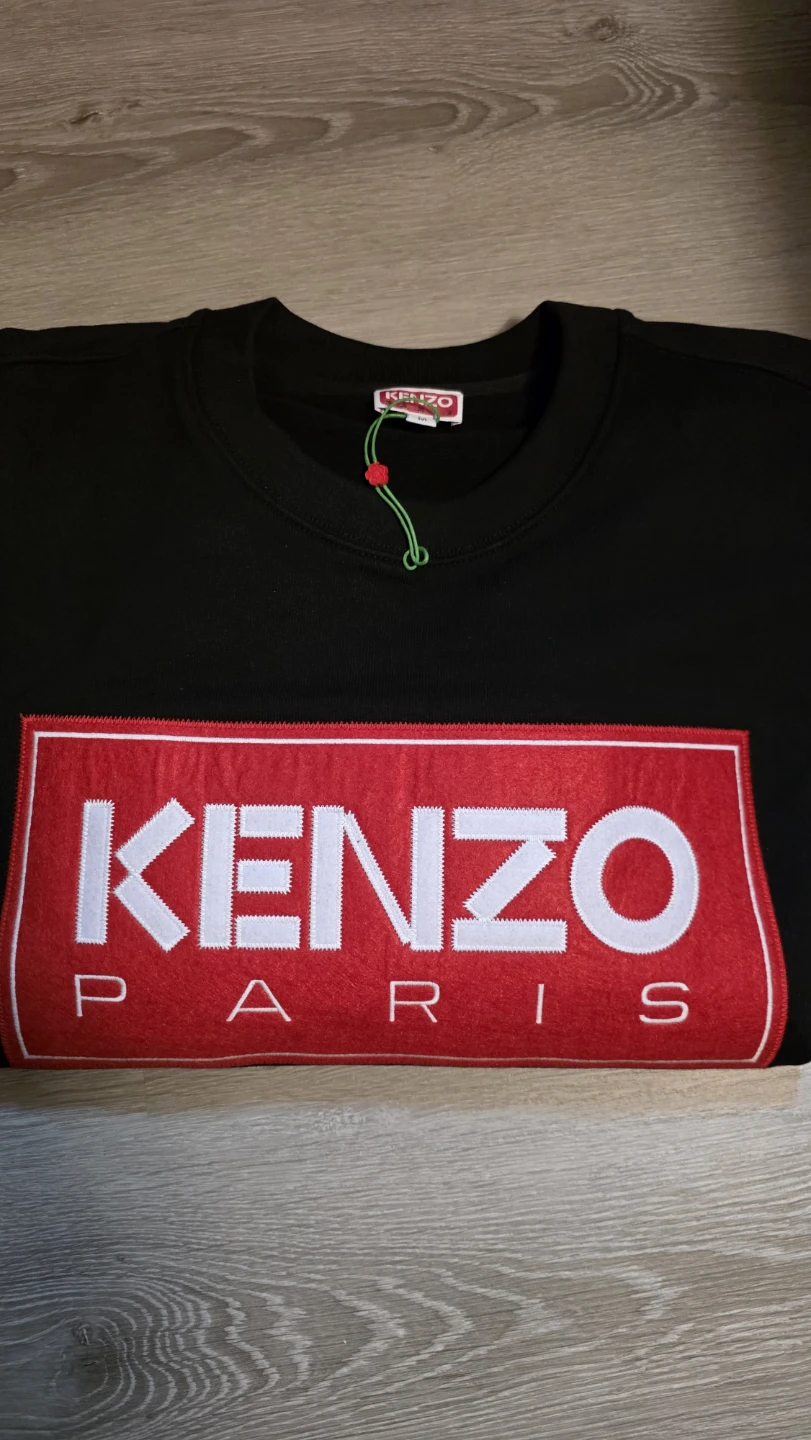Kenzo Paris Logo Patch Crewneck Sweatshirt - photo 2