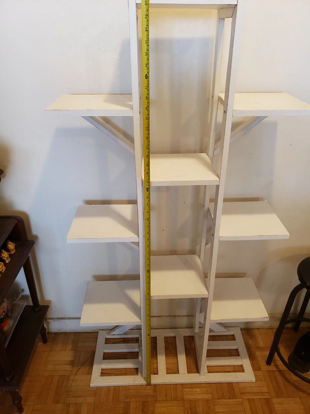 White Tiered Plant Stand / Display Shelf - photo 2