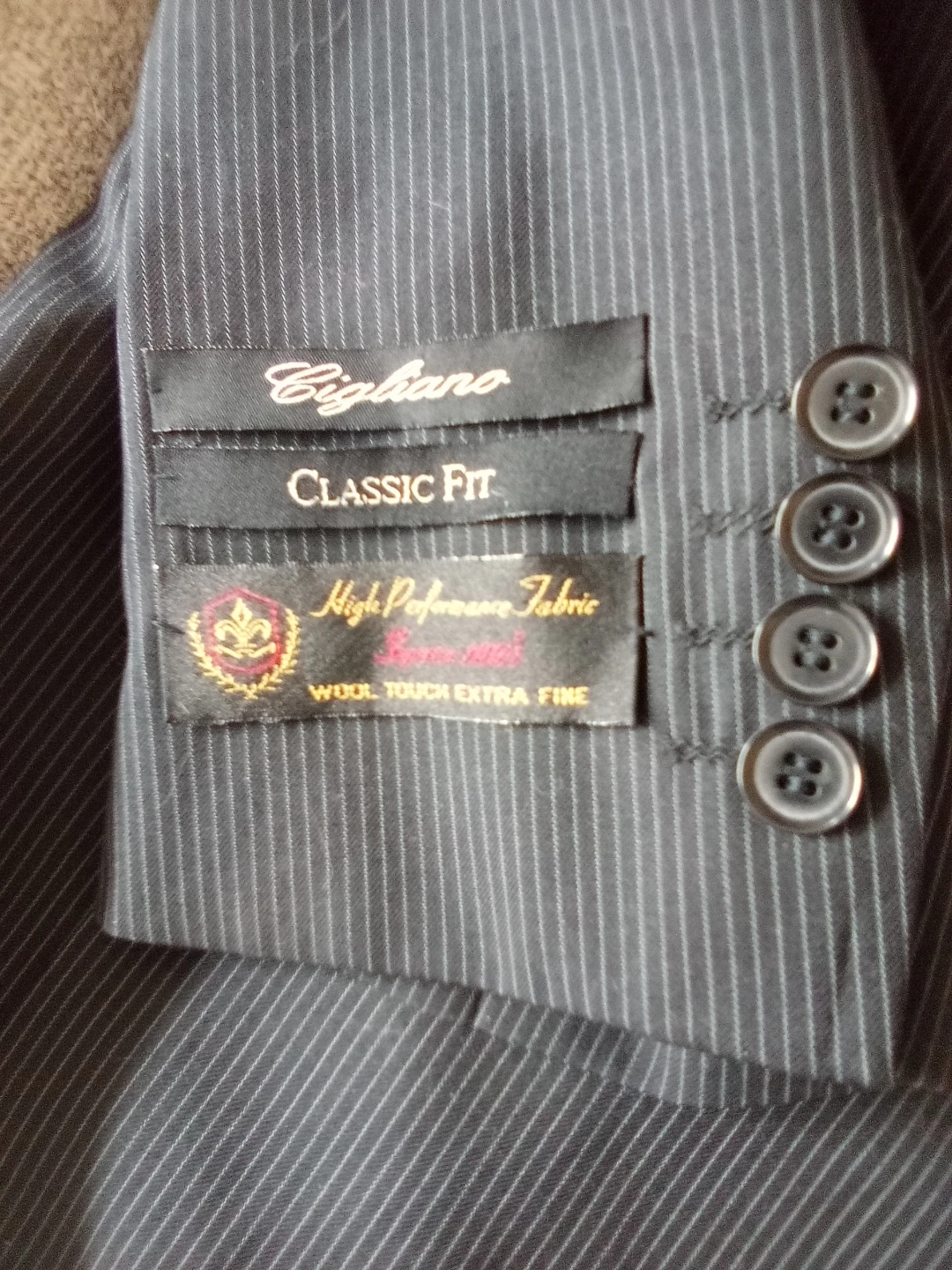 Cigliano Classic Fit Pinstripe Blazer - photo 4