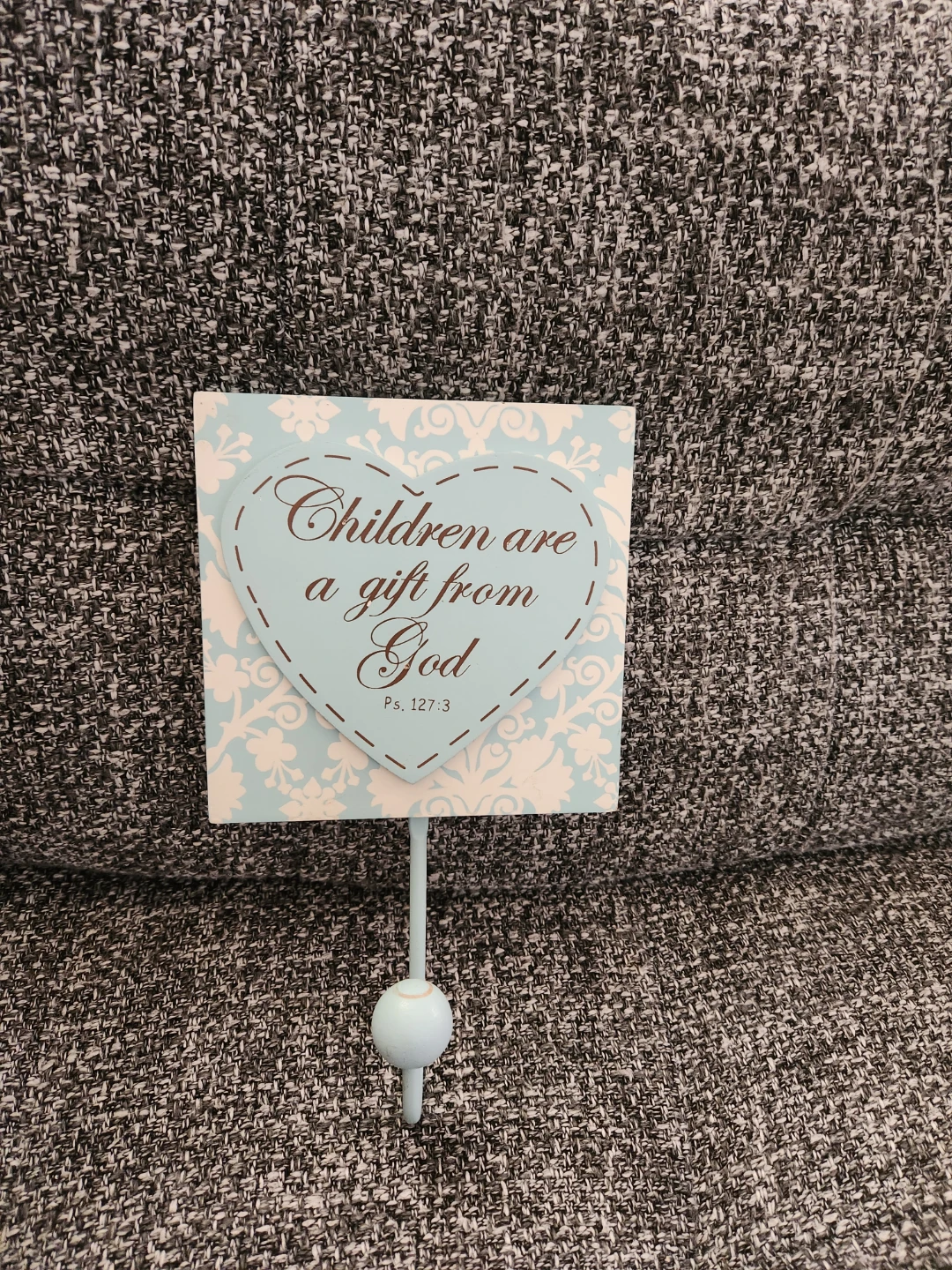 Decorative Wooden Wall Hook - Children are a gift from God