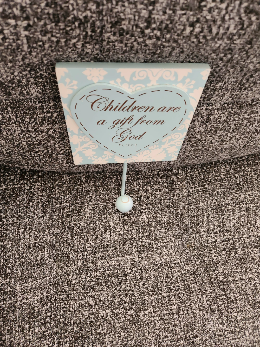 Decorative Wooden Wall Hook - Children are a gift from God - photo 5