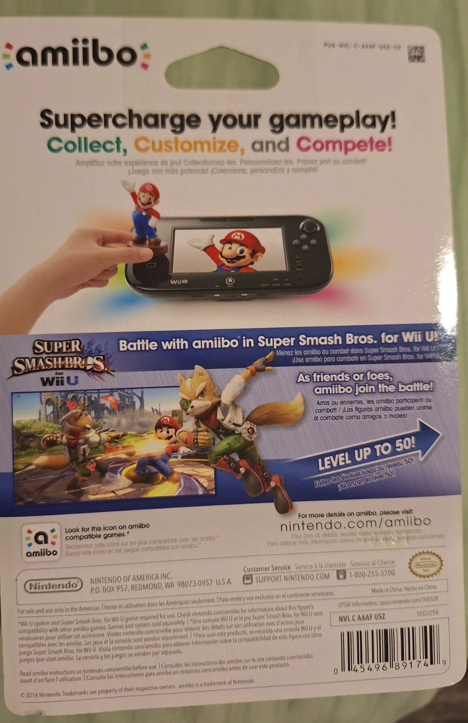 Nintendo Amiibo Super Smash Bros. Fox McCloud Figure - photo 2