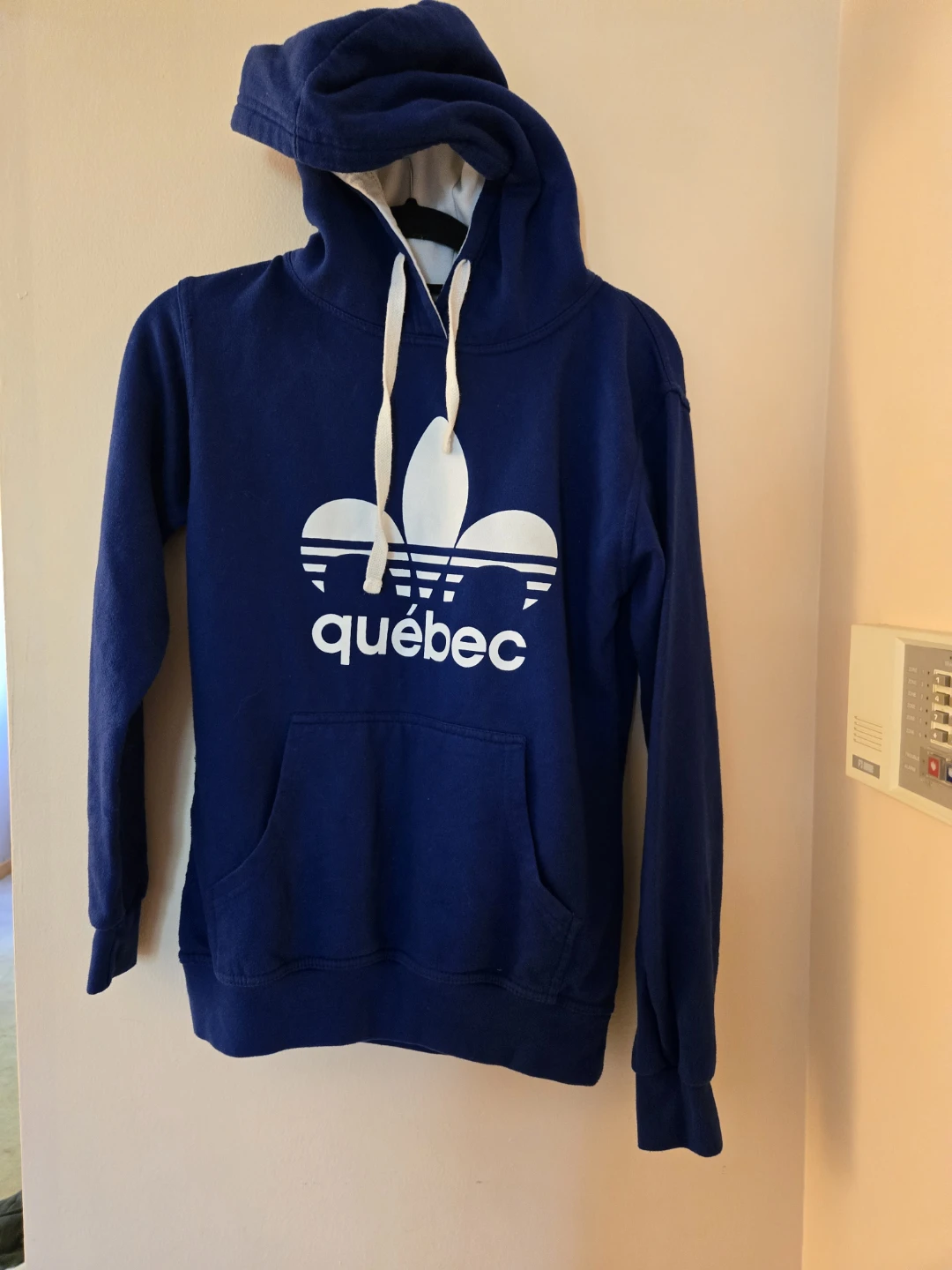 Blue Adidas Quebec Hoodie & Wind River Jacket