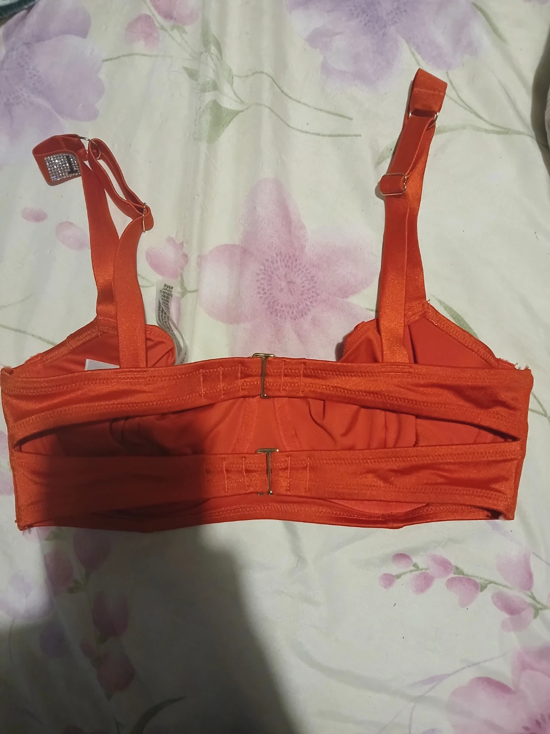 Victoria's Secret red Rhinestone Strap Bralette 34D - photo 4