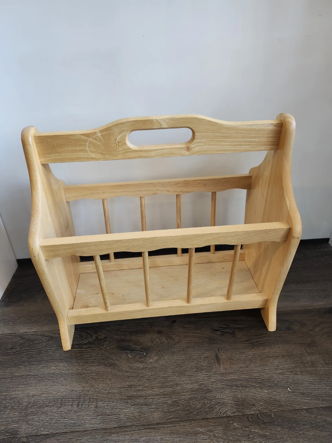 Wooden Magazine Rack