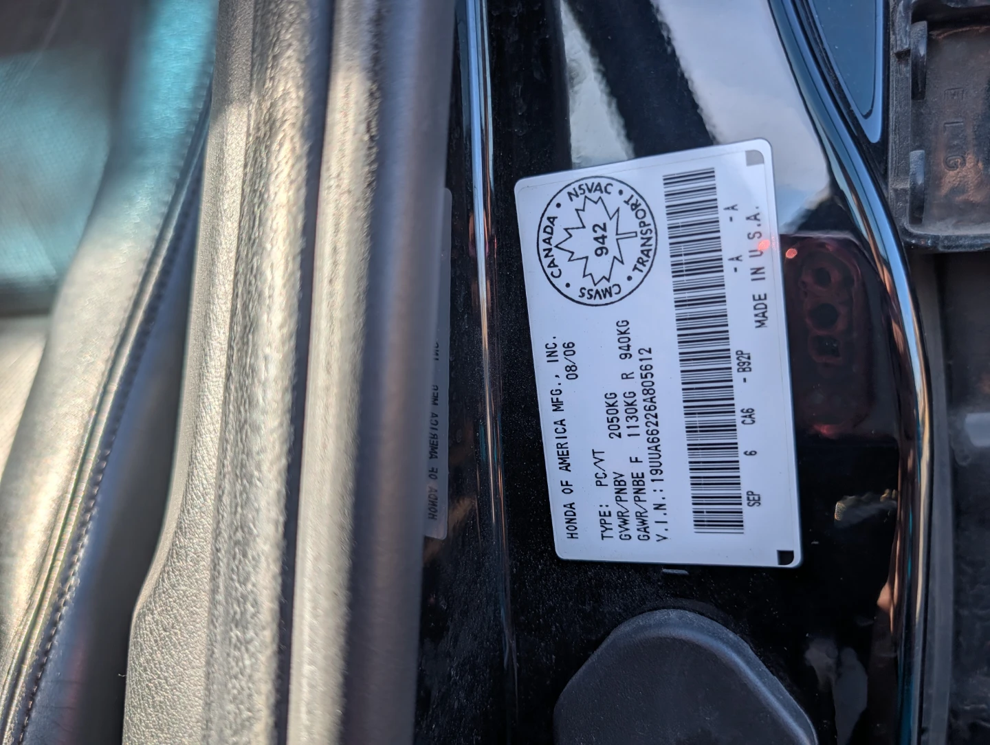 Black Acura TL - 294,673 km - photo 2