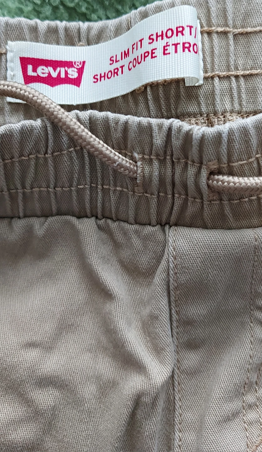 Levi's Kids Slim Fit Pull-On Shorts - Navy & Khaki - photo 2