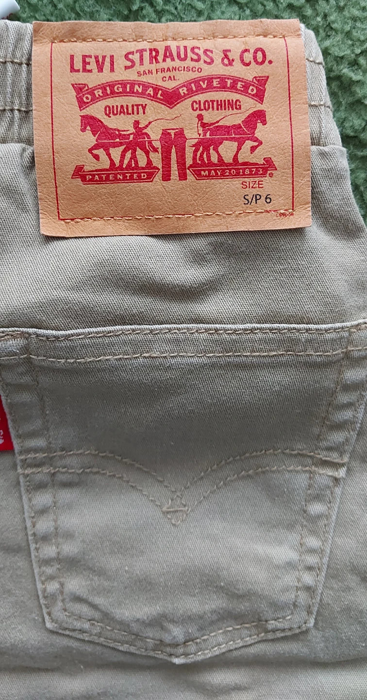 Levi's Kids Slim Fit Pull-On Shorts - Navy & Khaki - photo 3