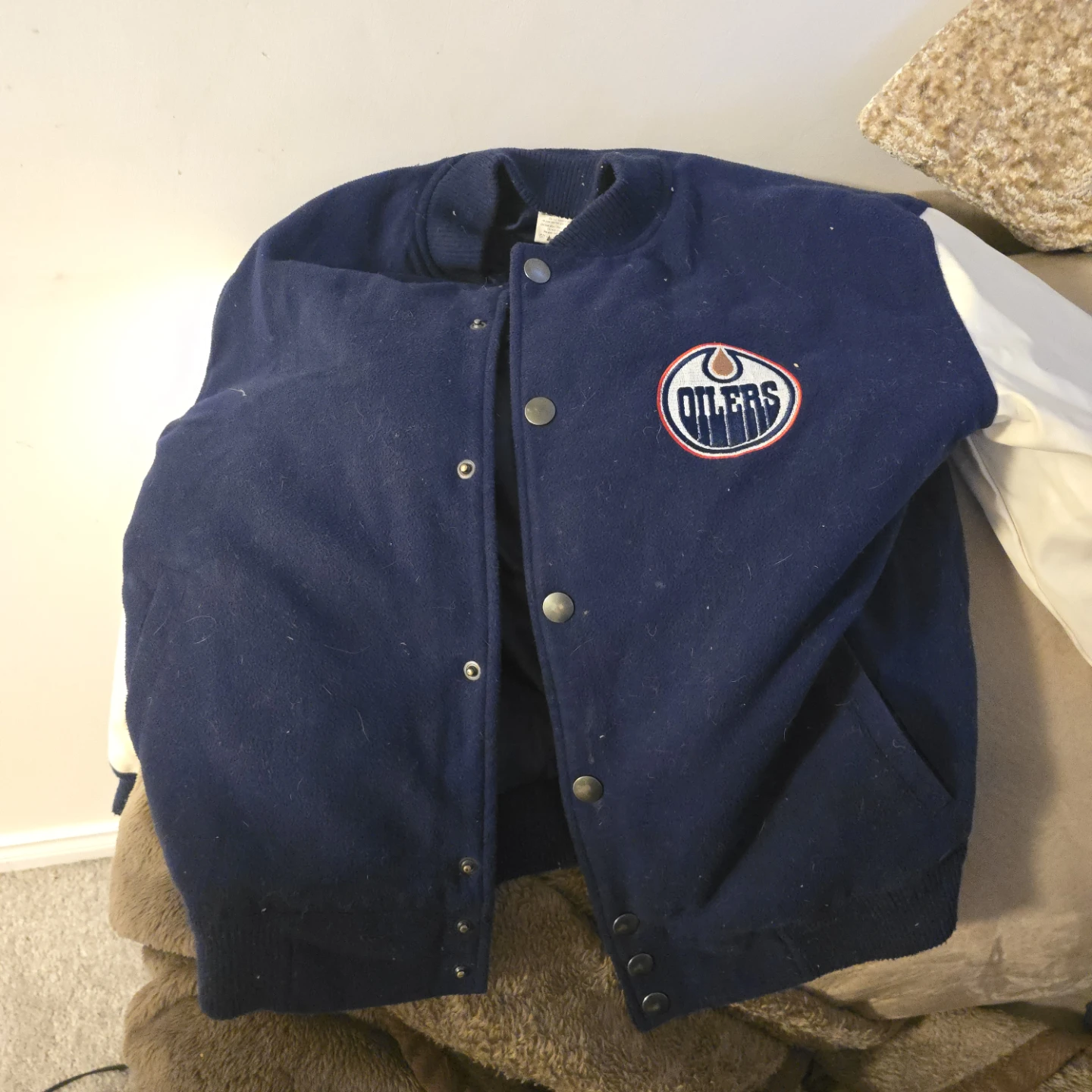 Edmonton Oilers Bomber Jacket