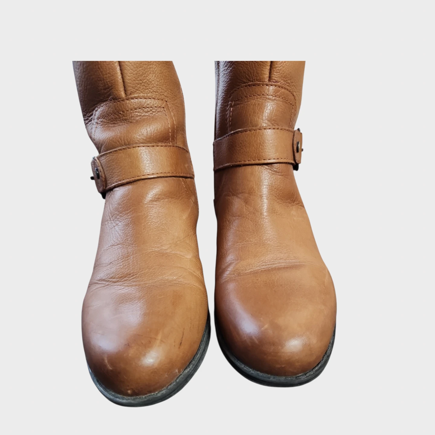 Naturalizer Tan Leather Knee-High Boots - photo 2