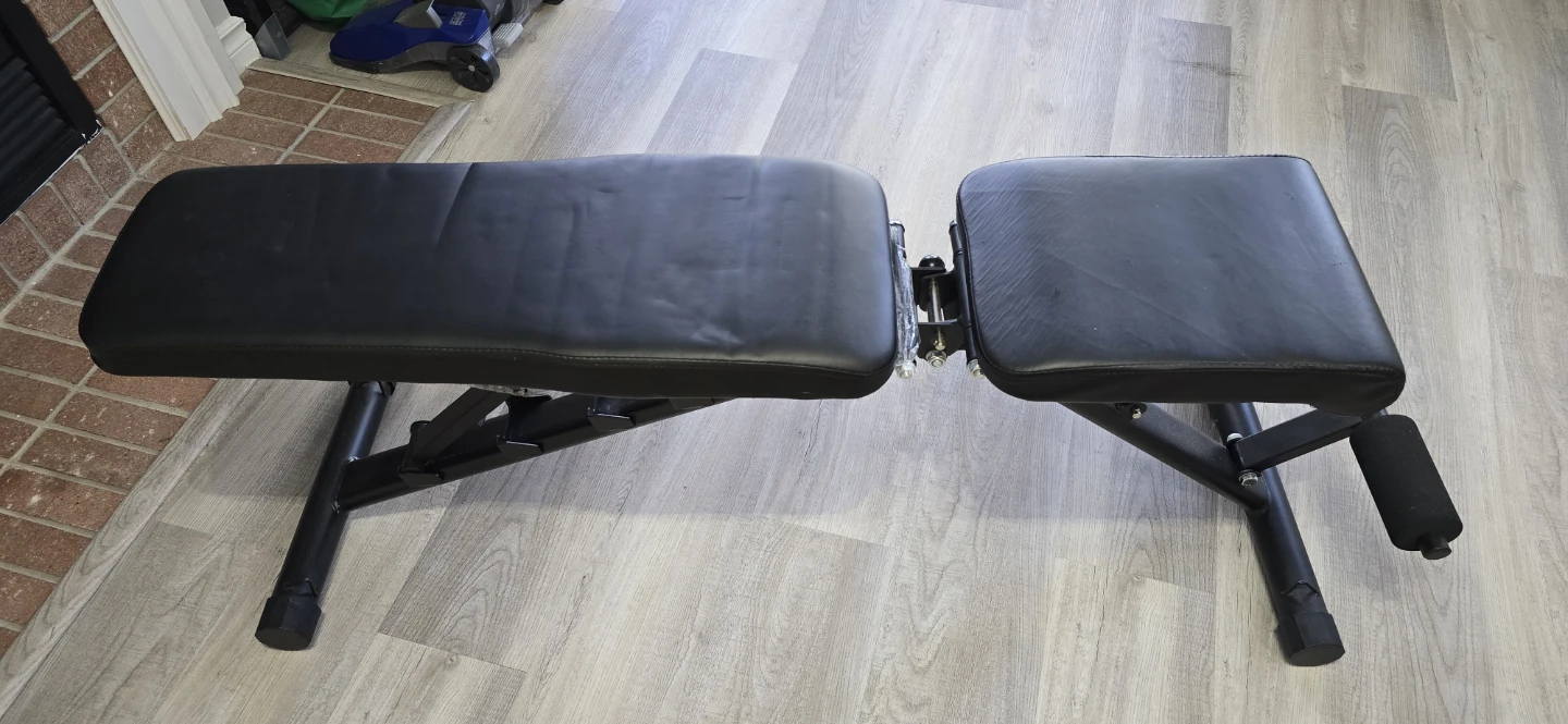 Black Adjustable Weight Bench - photo 2