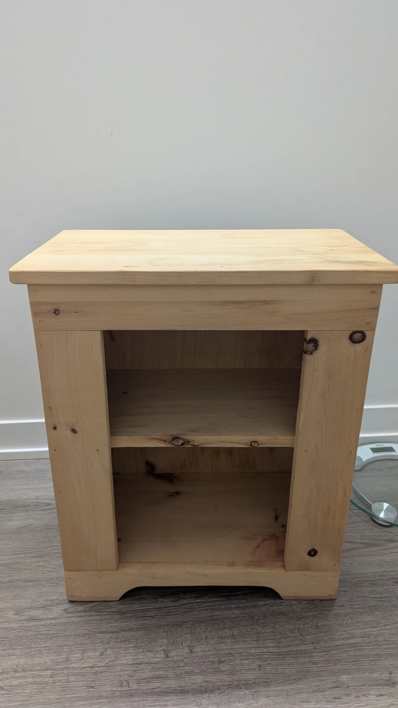 Pine Wood Storage Cabinet