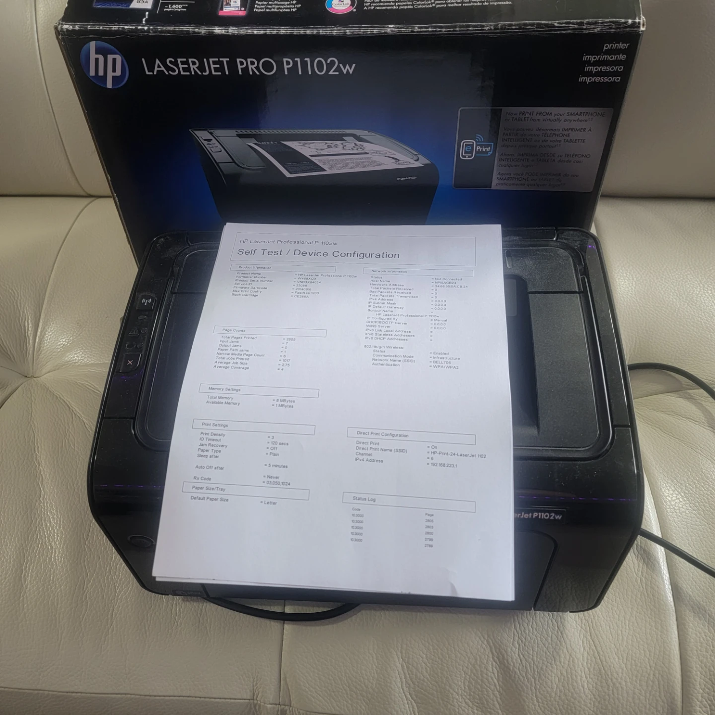 HP LaserJet Pro P1102w Printer - photo 3