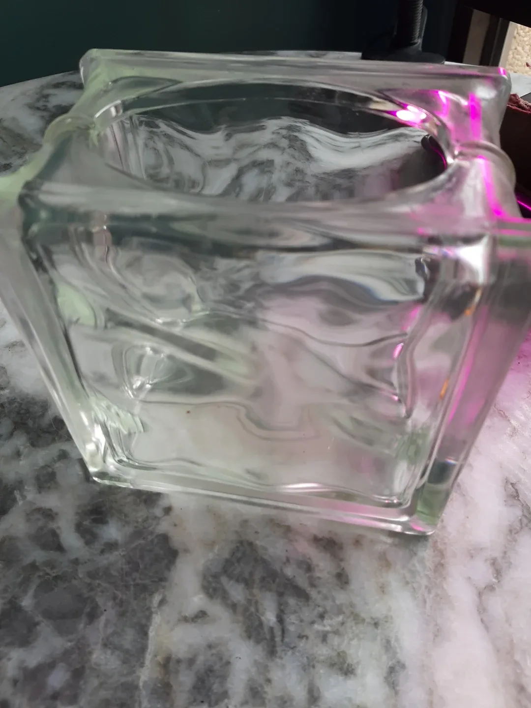 Glass Block Vase - photo 2