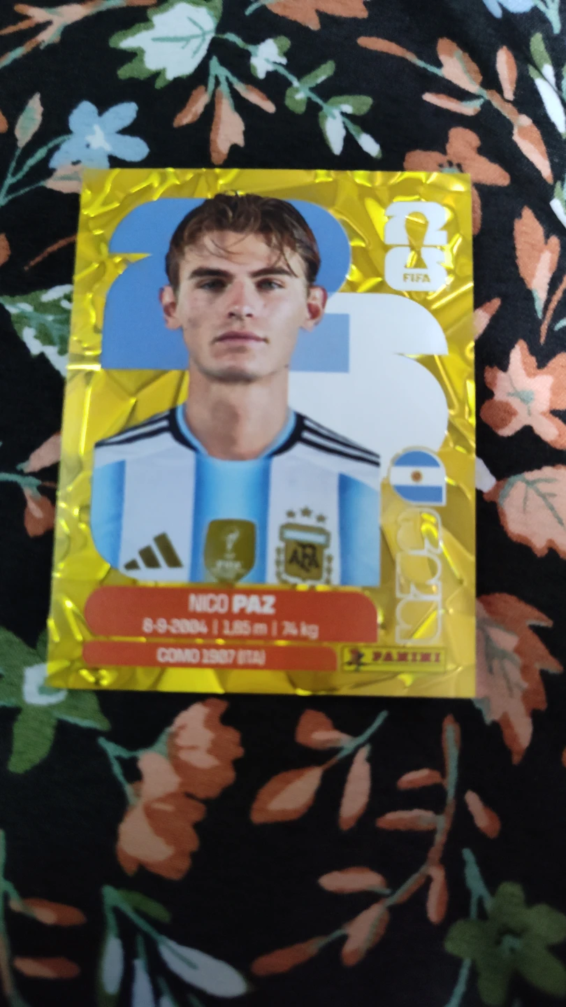 Panini FIFA World Cup 2026 Nico Paz Sticker