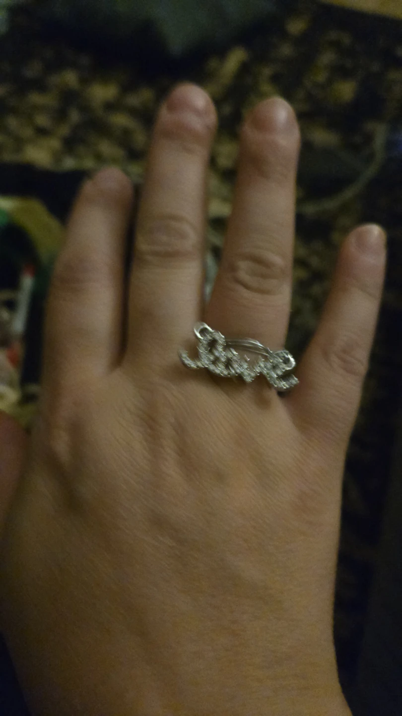 Love handmade  ring with wire size 7
