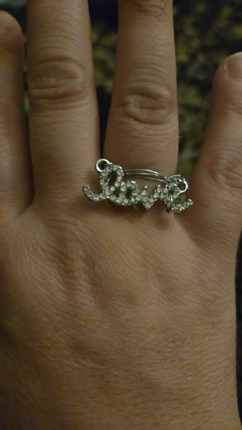 Love handmade  ring with wire size 7 - photo 2